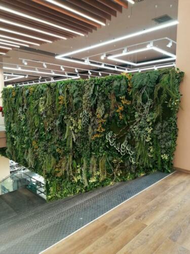 Allestimento piante artificiali a Varese