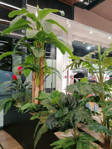 Allestimento piante artificiali a Varese
