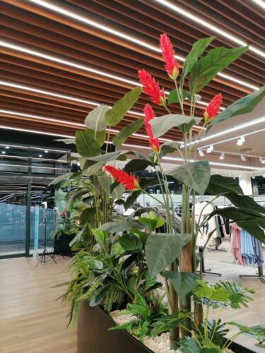 Allestimento piante artificiali a Varese