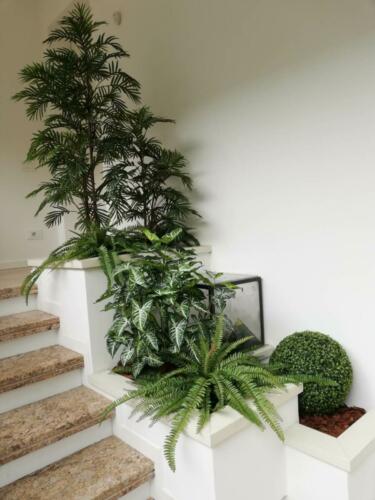 Allestimento presso ingresso di Villa Privata Carpi Modena