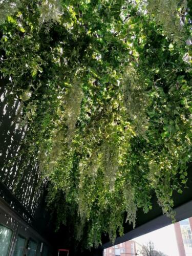 Allestimento piante e fiori artificiali presso Palapa a Parma