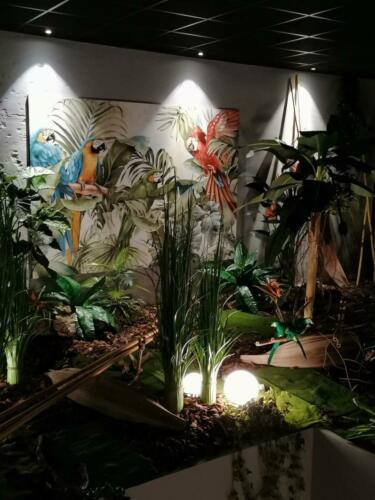 Allestimento piante e fiori artificiali presso Palapa a Parma