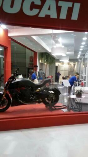 Tonino Lamborghini stand Ducati presso CERSAIE Bologna 2019